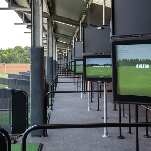 <p>TRACKMAN DRIVING RANGE</p>