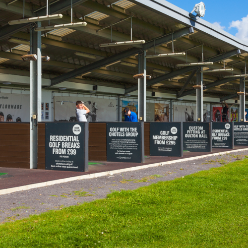 <p>TRACKMAN DRIVING RANGE</p>